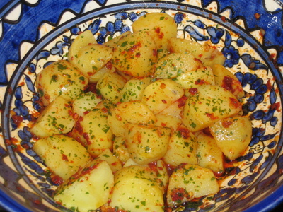 Salade de pommes de terre  la tunisienne
