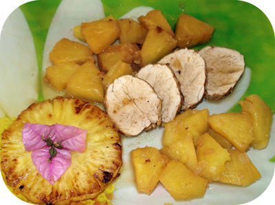 Filet Mignon de Porc  l'Ananas