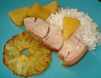 Rouelle de Porc  l'Ananas