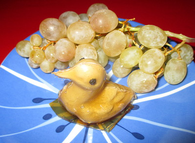 Caneton au Foie gras et Raisins  -- 03/01/14