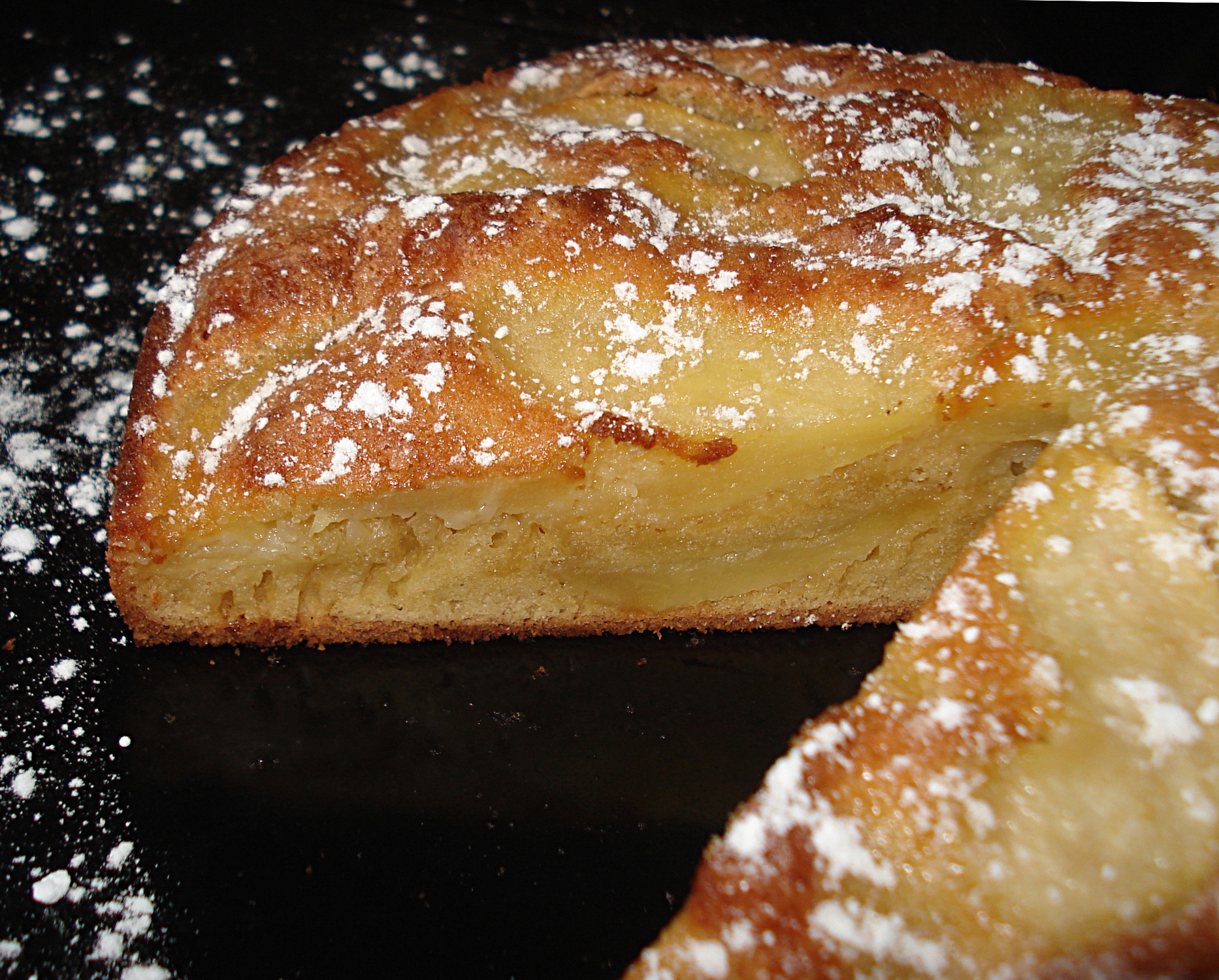 Fondant aux pommes mascarpone mamie jeanne