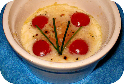 Oeuf cocotte, Tomates cerises -- 11/09/07