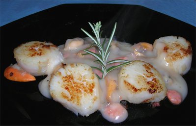 Coquilles St-Jacques sauce dieppoise -- 06/12/05