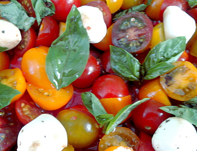 Salade de petites Tomates multicolore -- 29/08/13