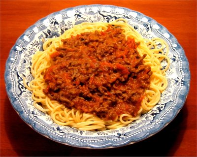 Spaghettis à la Bolognese -- 03/02/05