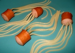Saucisses aux Cheveux de Spaghetti