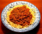Spaghettis à la Bolognese