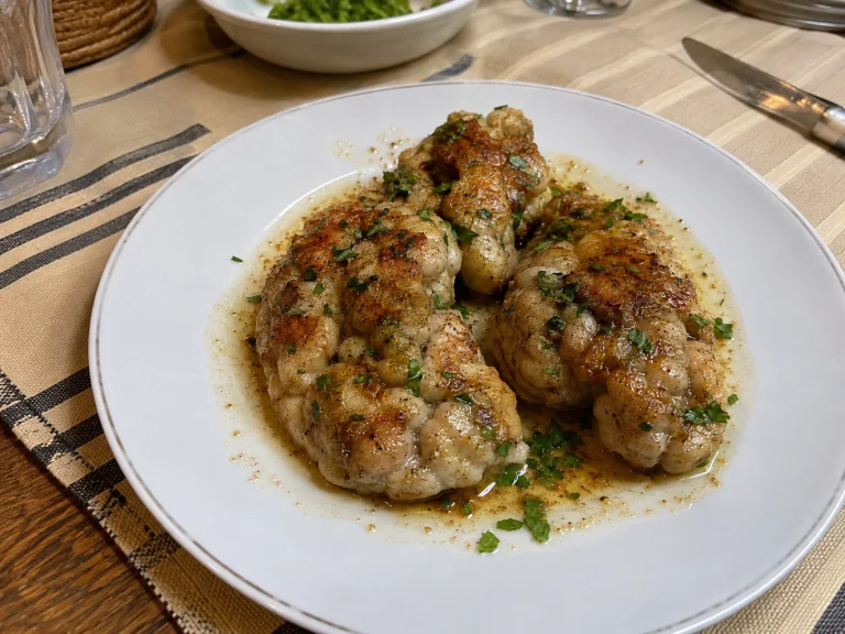 recette cervelle d'agneau au beurre